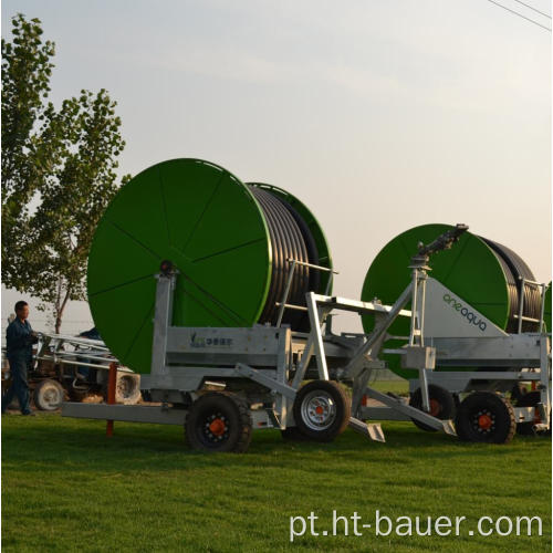 Sistema de irrigação de carretel de mangueira de sprinkler de viagem comercial